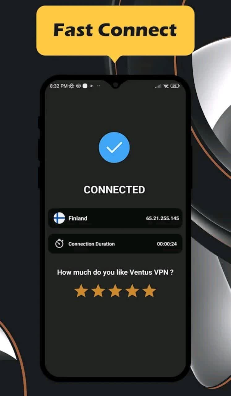 دانلود فیلتر شکن Ventus Vpn برای اندروید بدون قطعی - دانلود فیلترشکن